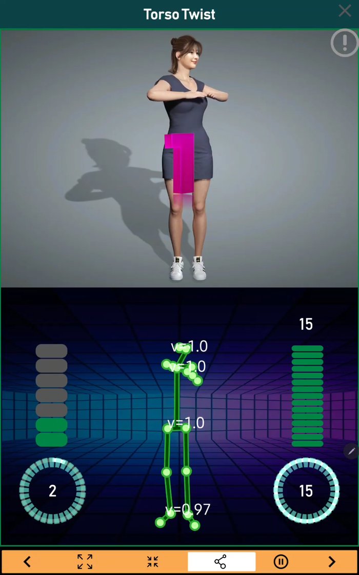 Markerless skeletal motion tracking